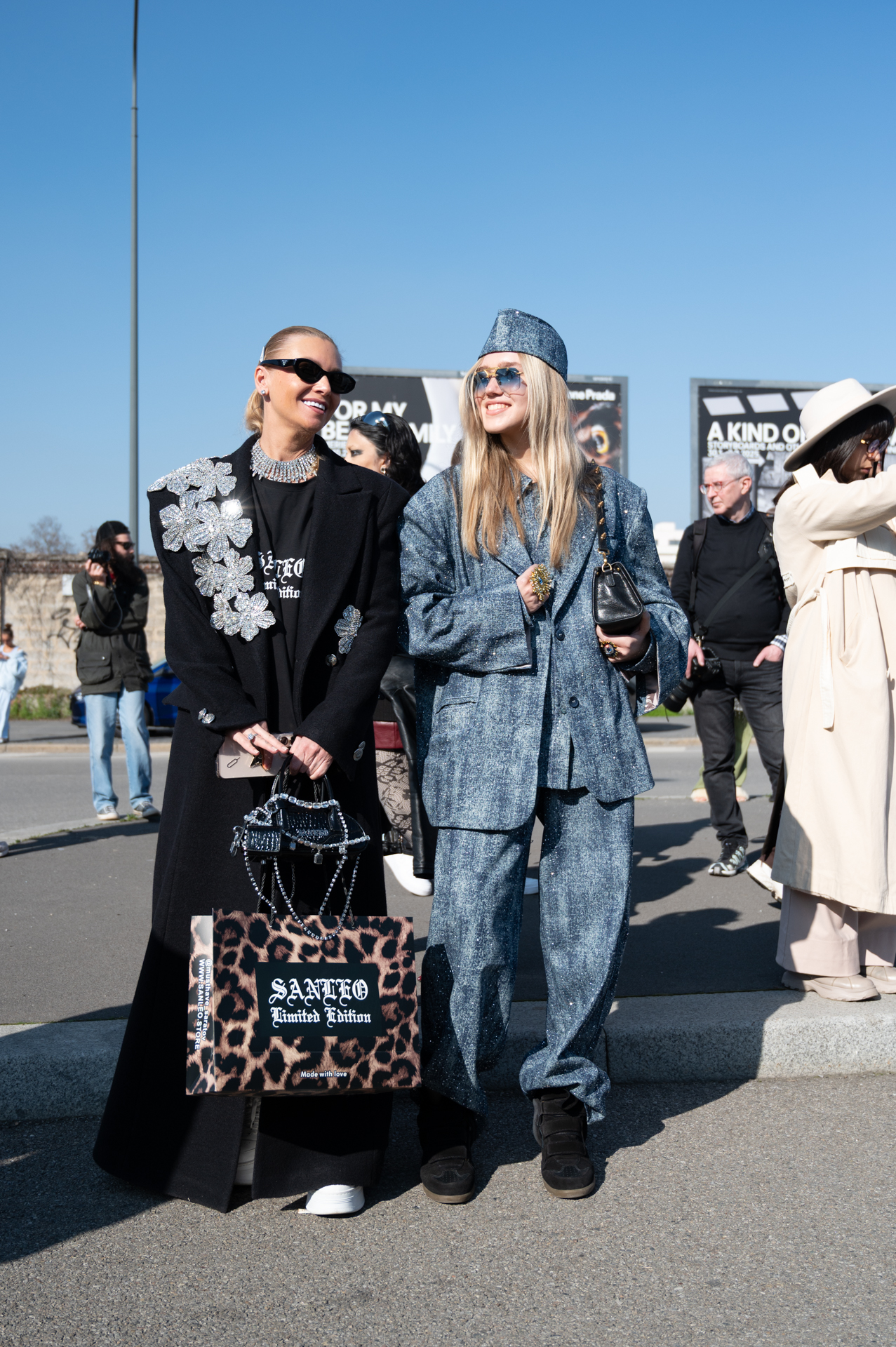 street style alla sfilata di Prada